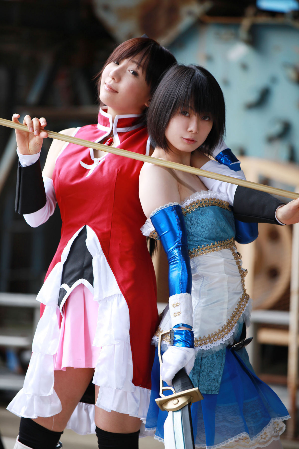 (C80) (コスプレ)   Sayaka and Kyoko  CosPlay制服诱惑套图